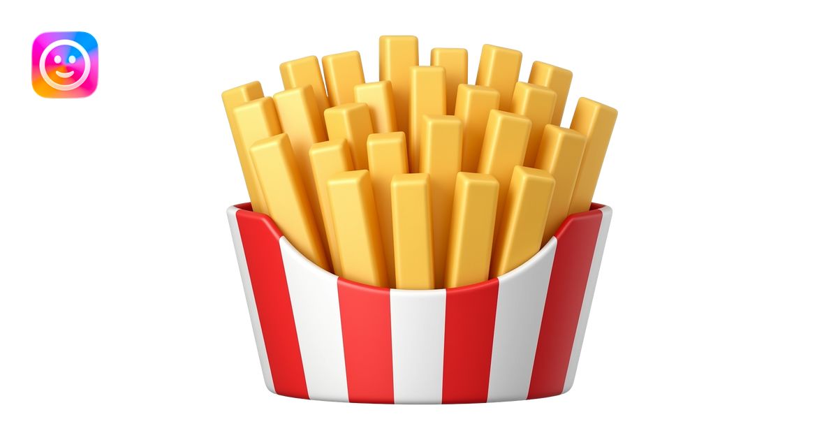 faça o emoji de uma porção de batata frita emoji | AI Emoji Generator