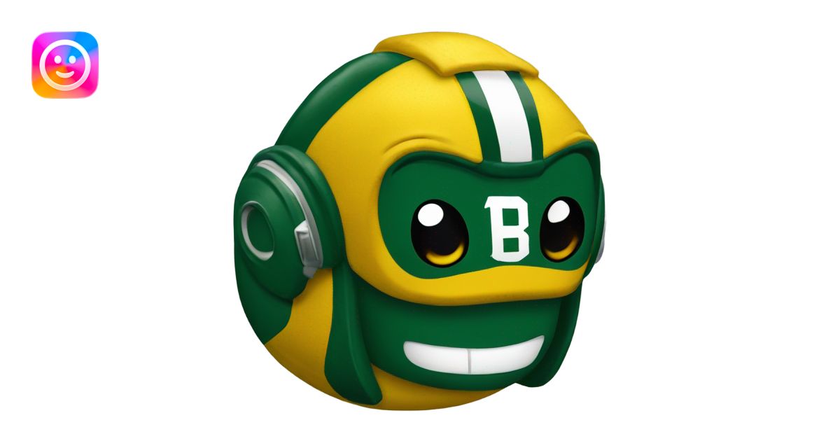 Lilo and Stitch wearing Green Bay packers emoji | AI Emoji Generator