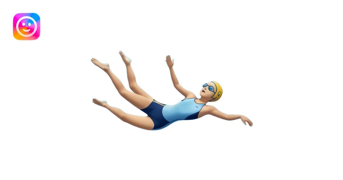 person swimming laps in pool zoomed out showing lap swiming back stroke ...