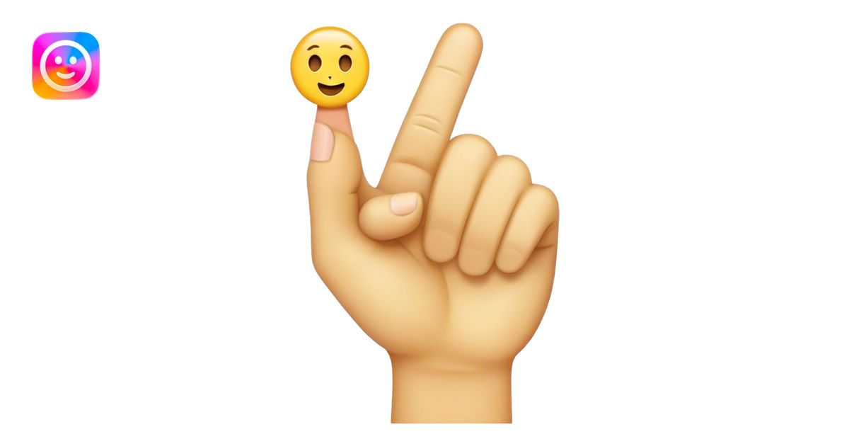 need emoji holding up the middle finger emoji | AI Emoji Generator