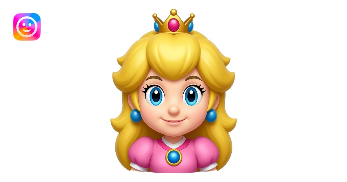 Princess daisy from super Mario galaxy emoji | AI Emoji Generator