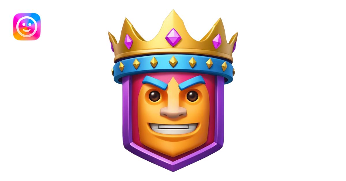clash royale logo emoji | AI Emoji Generator