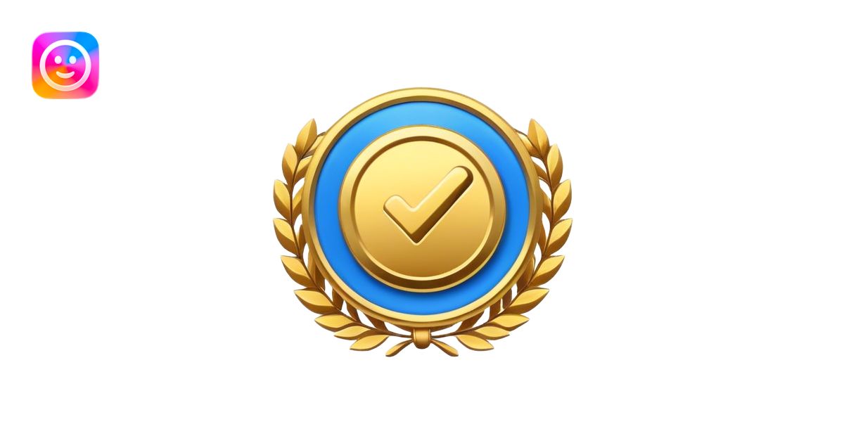 Roblox verify badge emoji | AI Emoji Generator