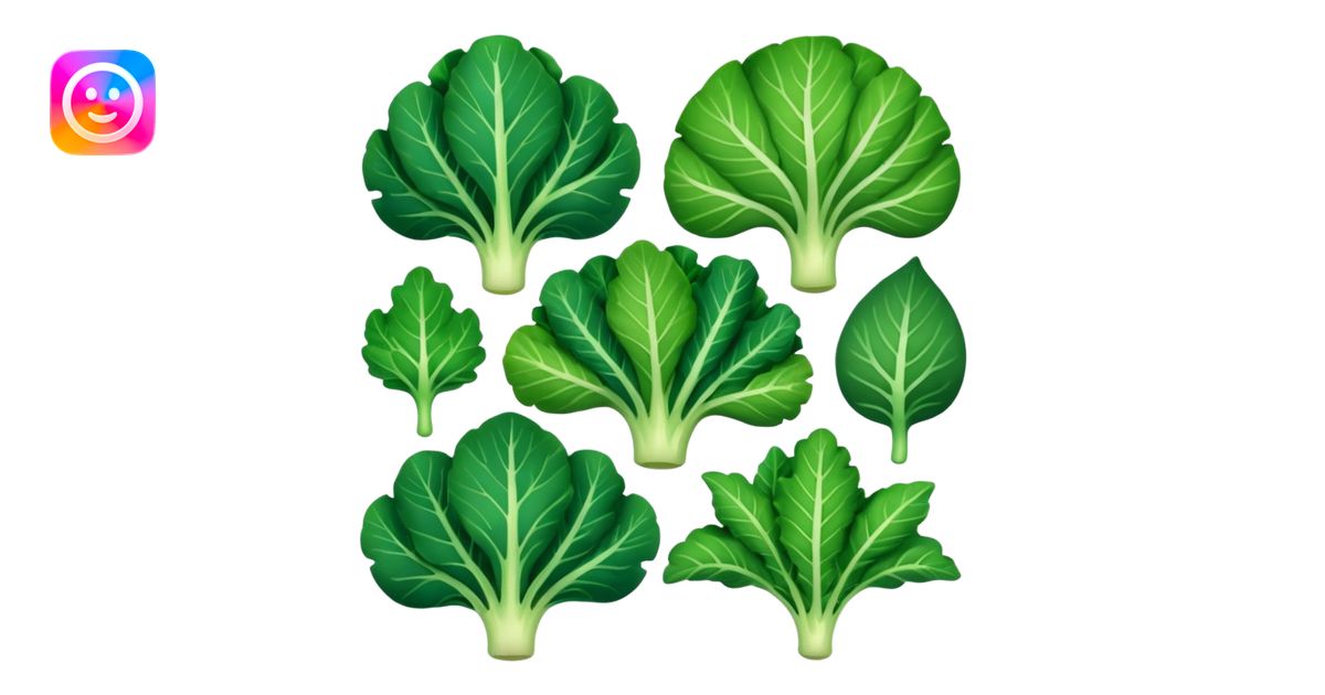 Leafy greens emoji | AI Emoji Generator