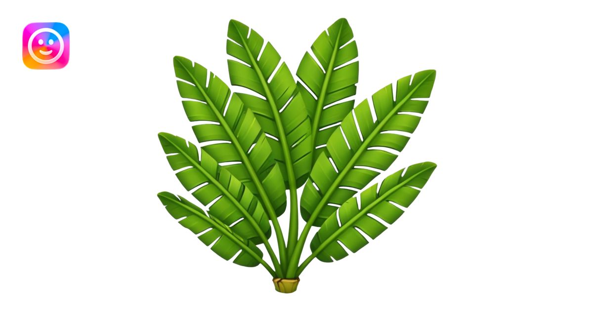 banana leaves emoji | AI Emoji Generator