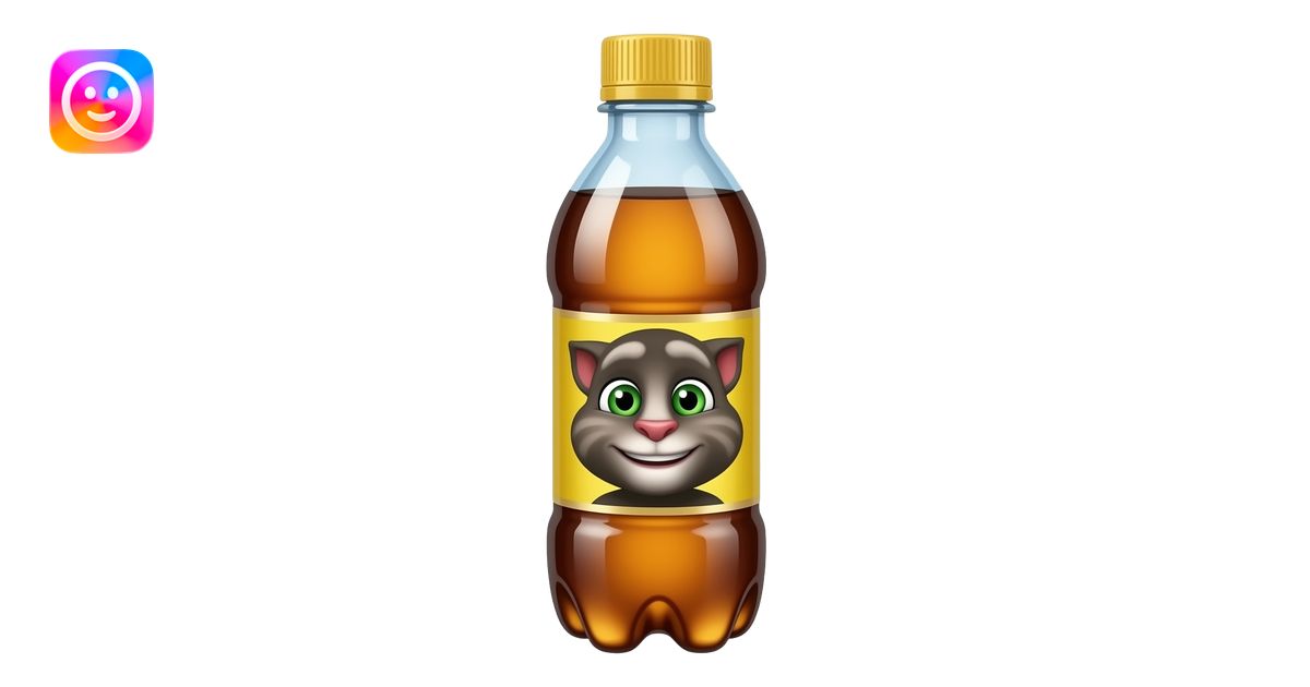 Soft drink name Talking Tom drink emoji | AI Emoji Generator