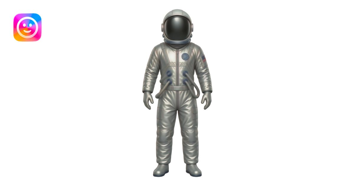 Aluminized heat-resistant suit/coat emoji | AI Emoji Generator