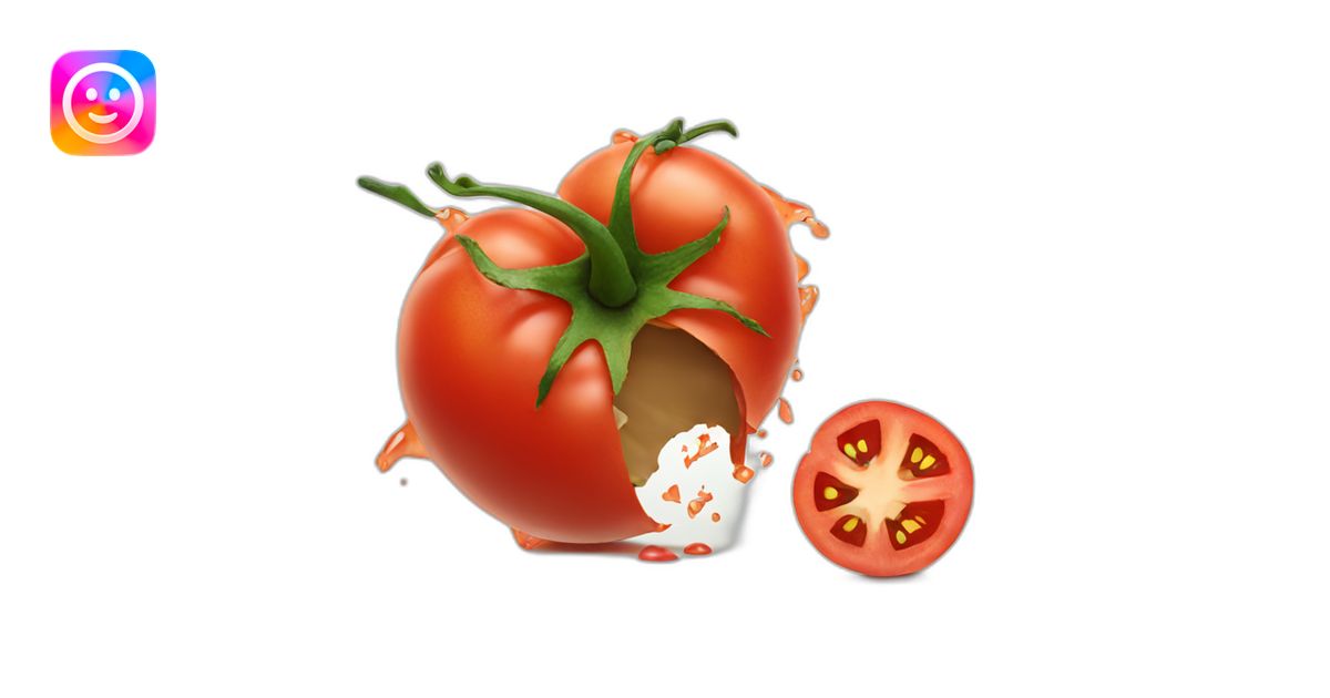 smashed tomato emoji | AI Emoji Generator