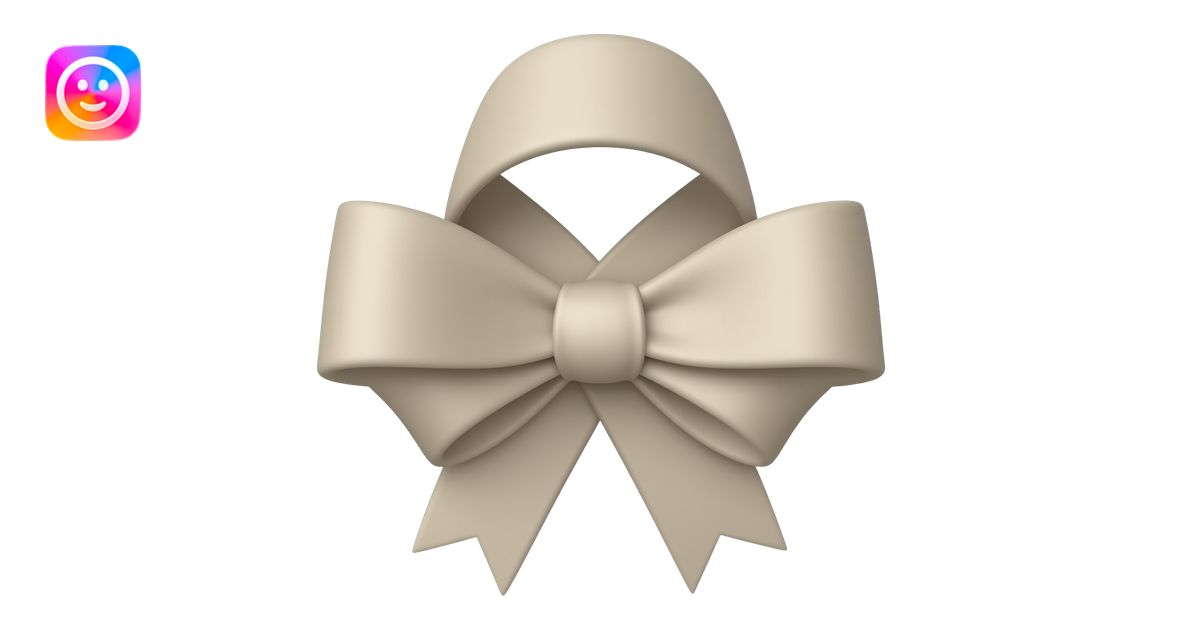 ribbon emoji | AI Emoji Generator