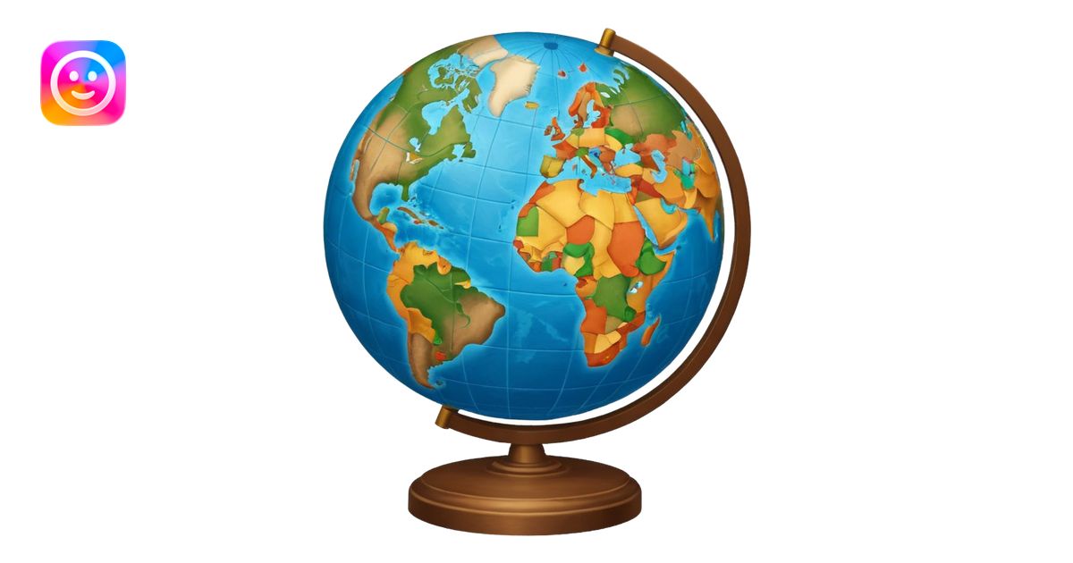 Globo ubicación emoji | AI Emoji Generator