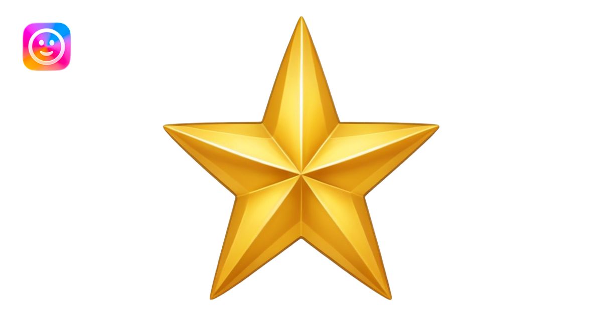 golden star emoji | AI Emoji Generator