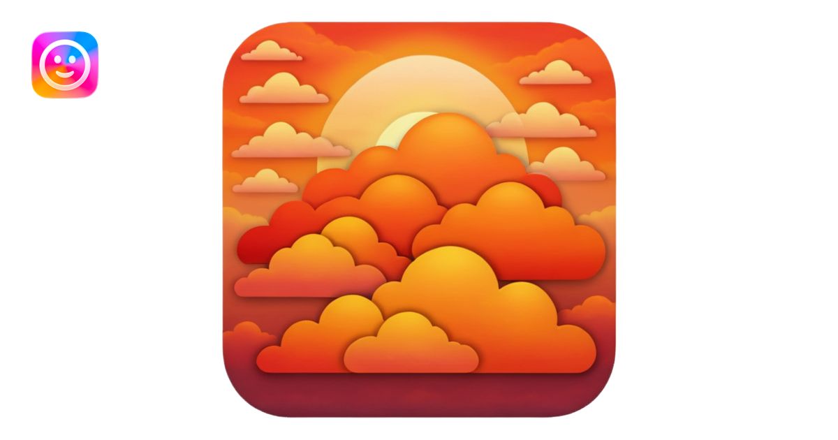 Pôr do sol emoji | AI Emoji Generator