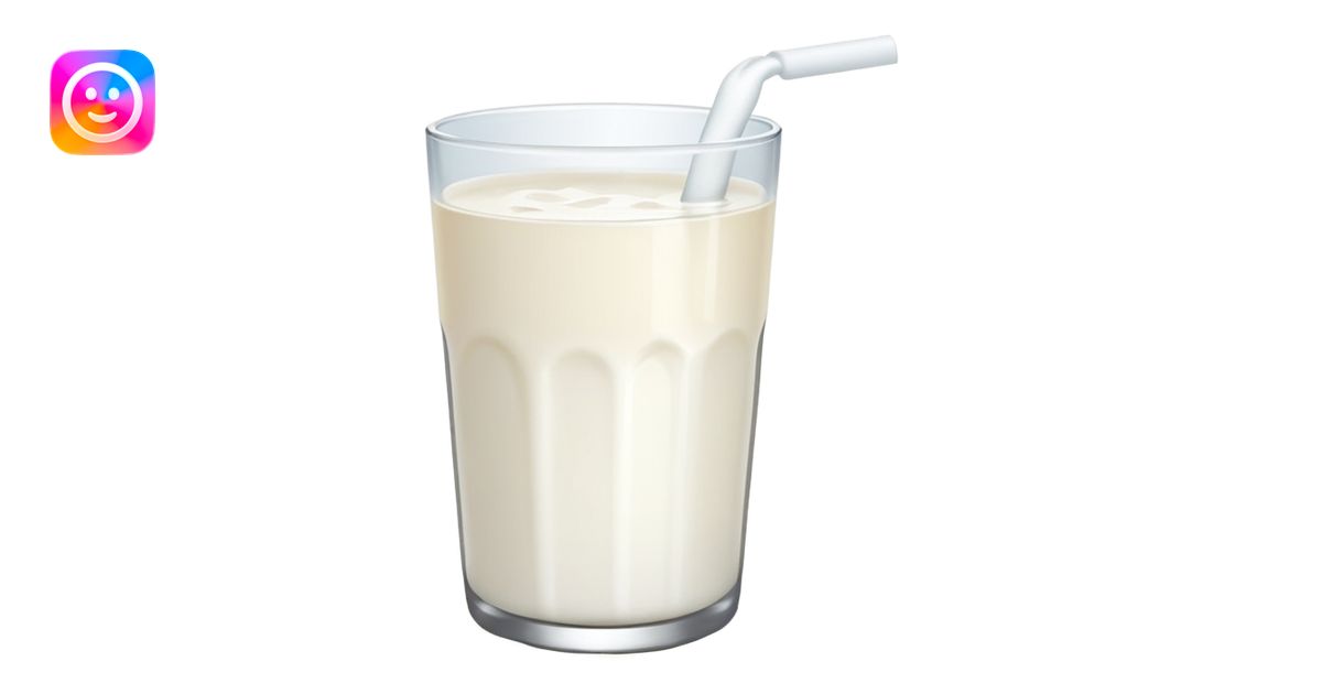 white glass of milk spill on floor emoji | AI Emoji Generator