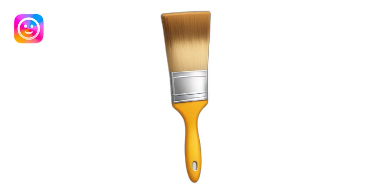 Paintbrush emoji AI Emoji Generator