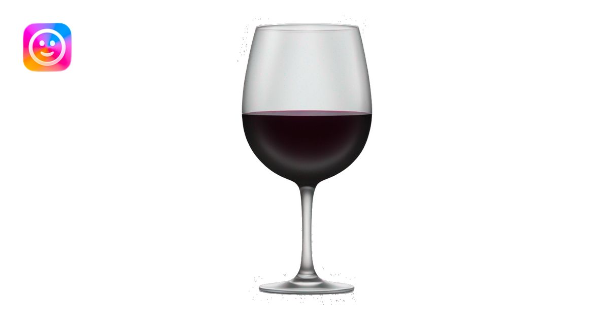 black wine glass emoji | AI Emoji Generator
