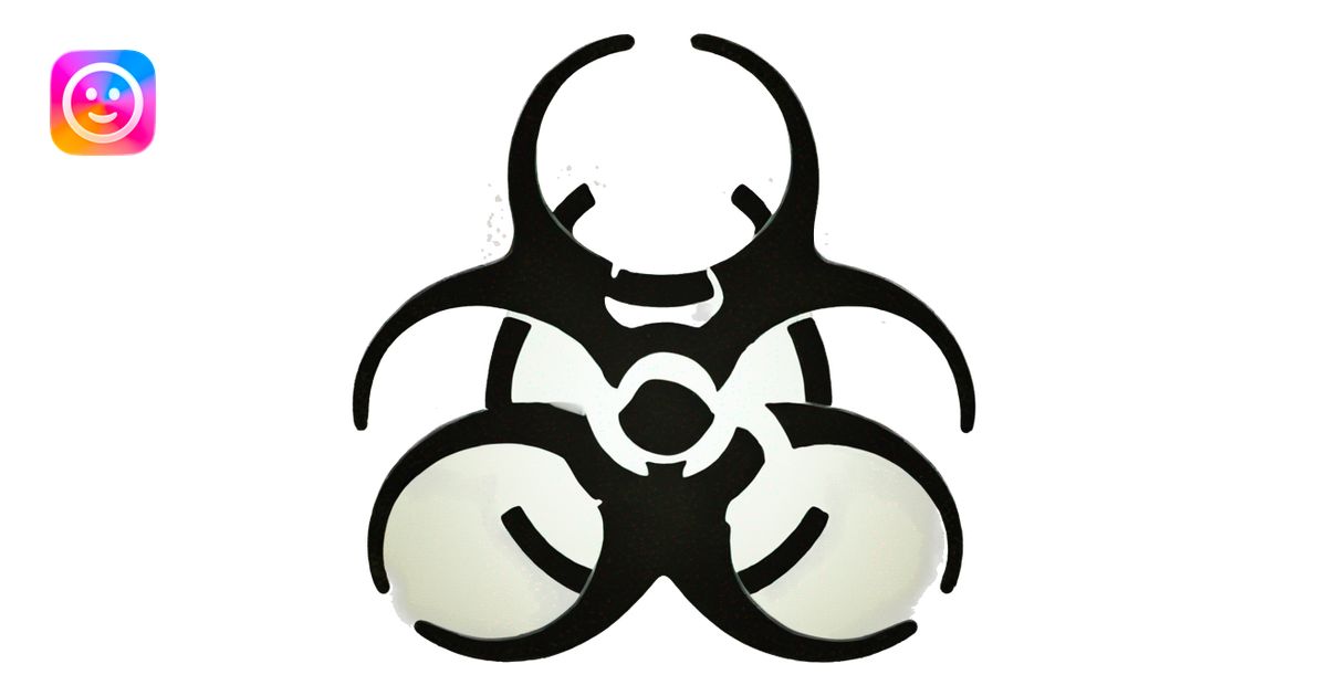 biohazard sign emoji | AI Emoji Generator