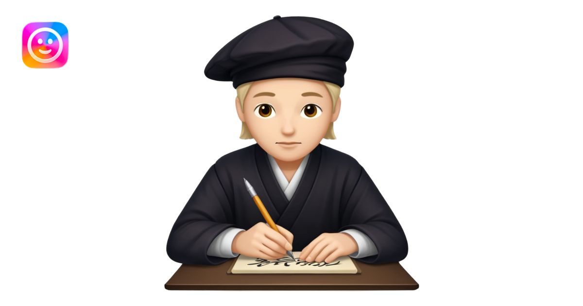Calligrapher ( emoji | AI Emoji Generator