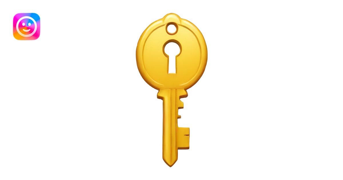 key in the keyhole emoji | AI Emoji Generator