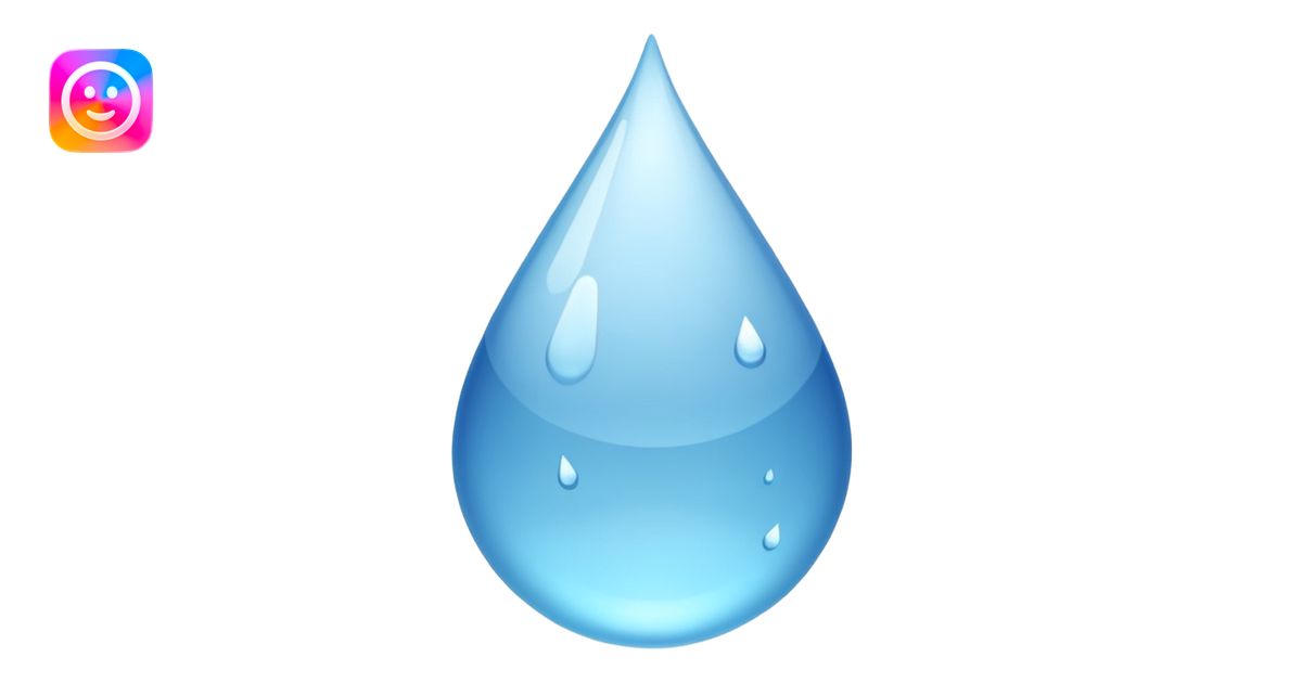Water bottle emoji copy and paste emoji | AI Emoji Generator