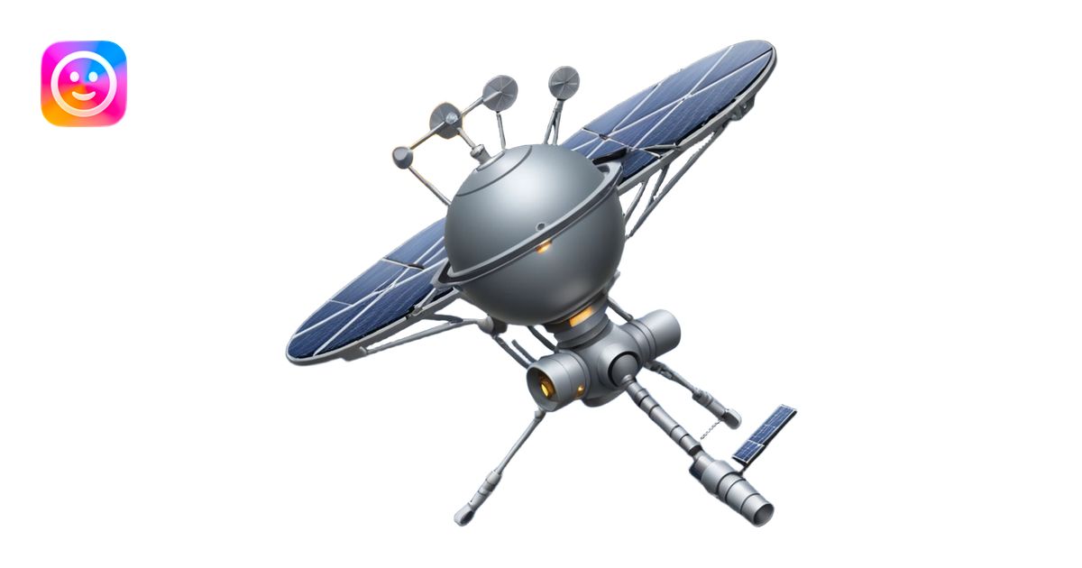 military space satellite emoji | AI Emoji Generator