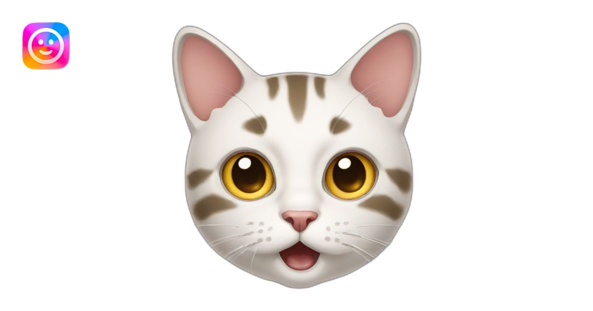 Shocked cat face emoji | AI Emoji Generator