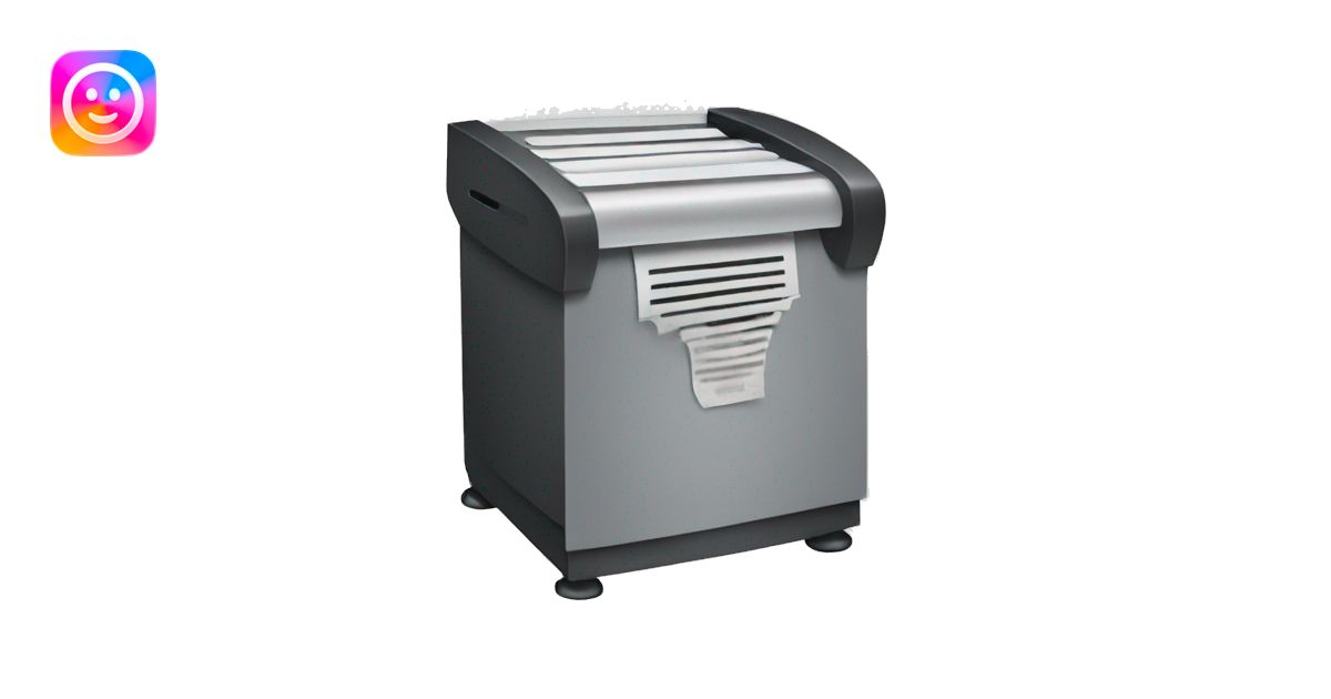 paper shredder emoji | AI Emoji Generator