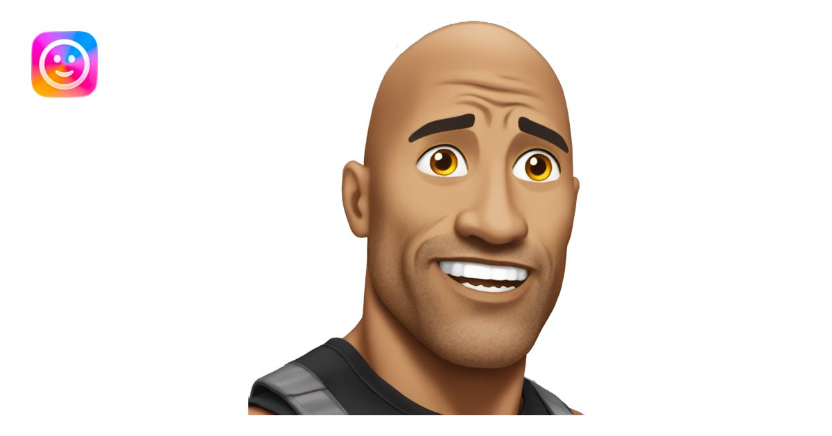 The rock mewing emoji | AI Emoji Generator