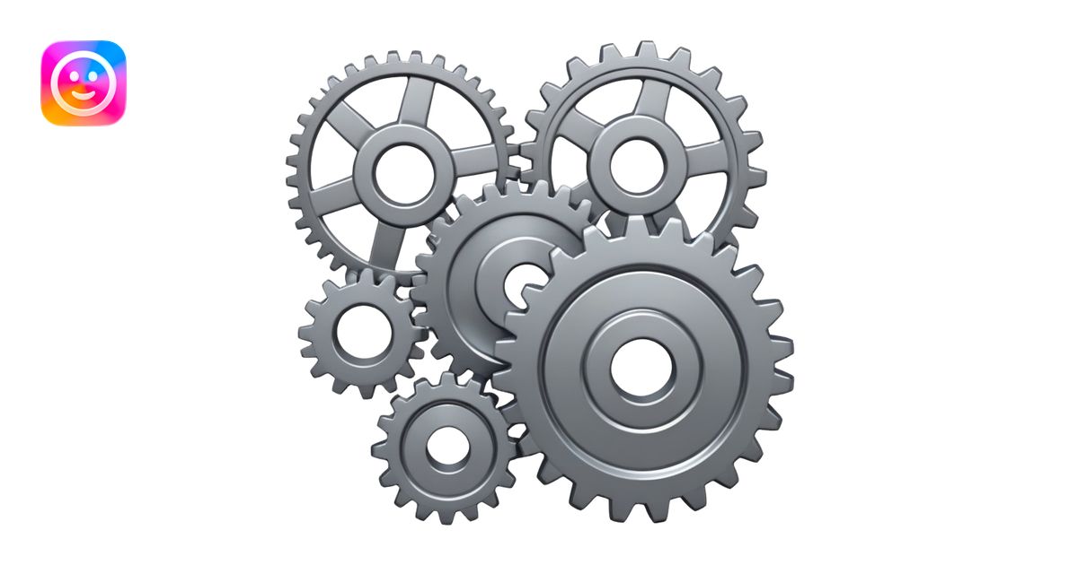 Interlocking gears turning smoothly, representing a well-functioning ...