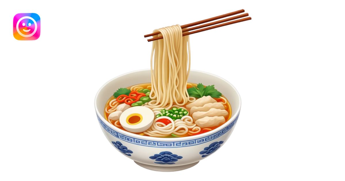 Yunnan over-the-bridge rice noodles with separate ingredients ...