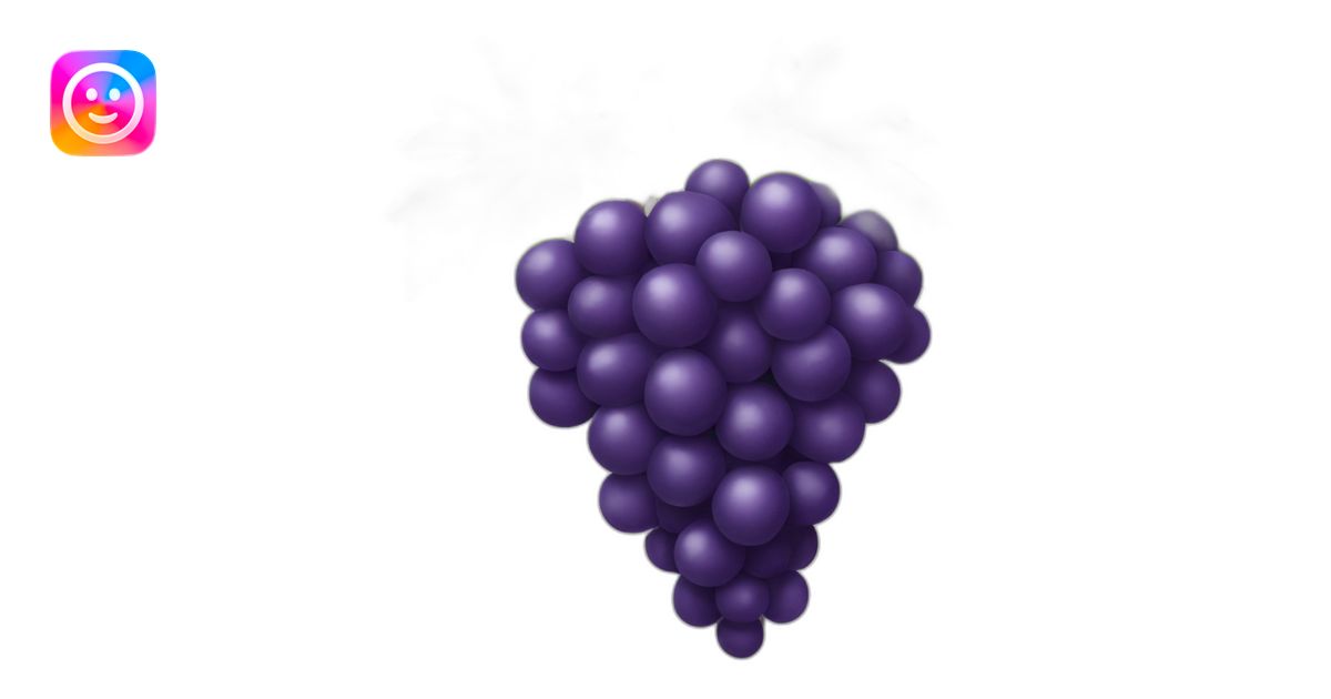 Grapes emoji | AI Emoji Generator