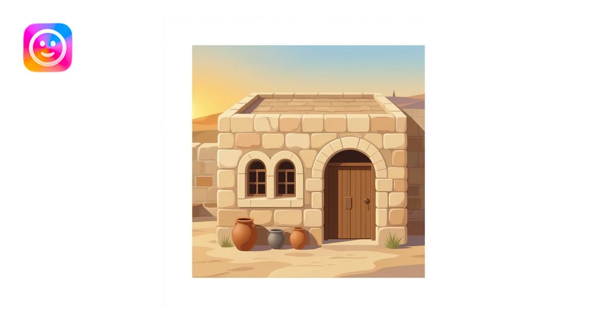 ancient Judean house from biblical times, old Jerusalem architecture ...