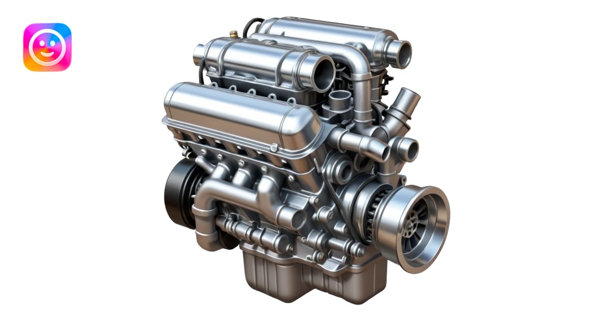 Toyota 2JZ turbo engine emoji | AI Emoji Generator