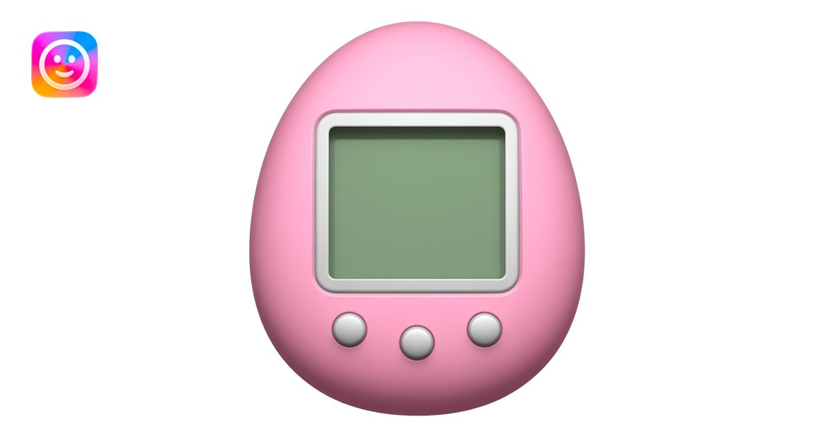THE PINK SOFTCORE TAMAGOTCHI!! emoji | AI Emoji Generator