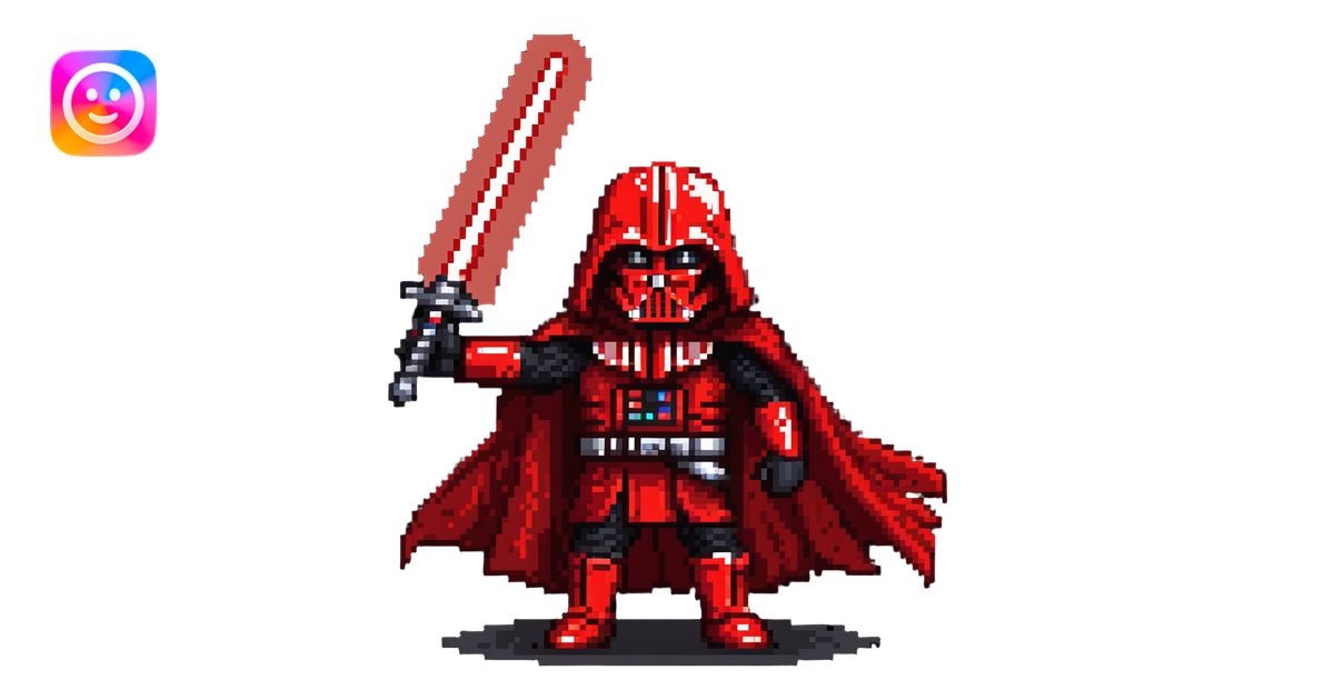 Oreo cookie as a Sith lord with red lightsaber and dark side force ...