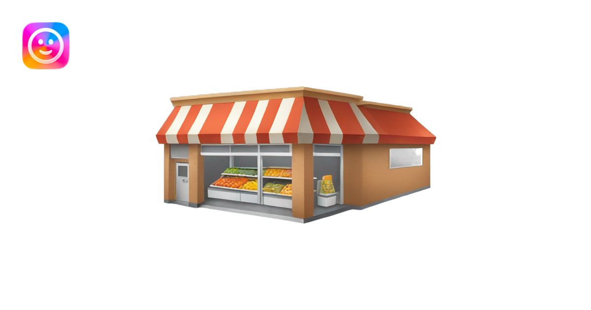 « CARRELHAIZE » Grocery Store emoji | AI Emoji Generator