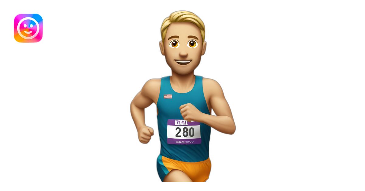 marathon runner emoji | AI Emoji Generator