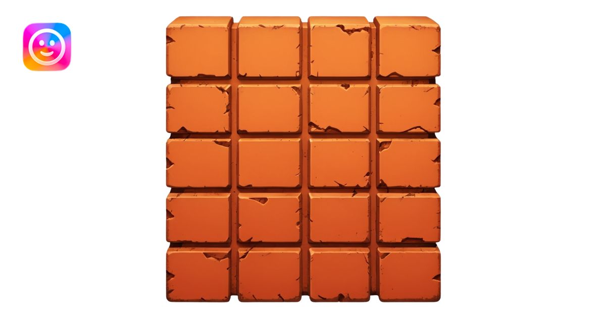 Kiln Brick emoji | AI Emoji Generator