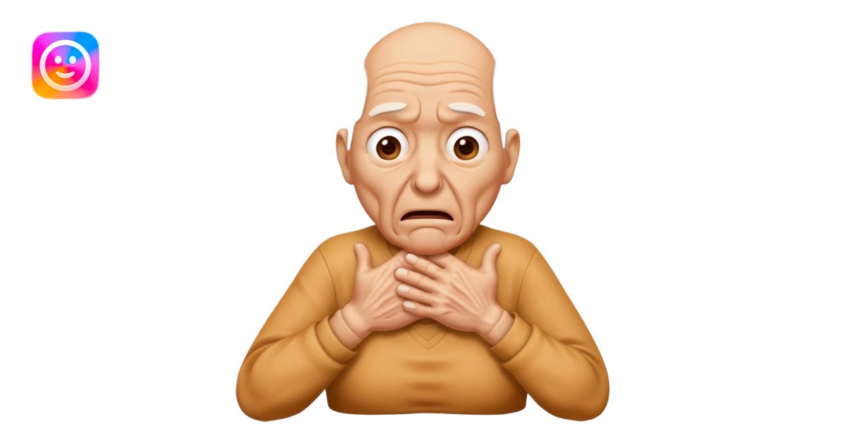 two hands making a choking gesture emoji | AI Emoji Generator