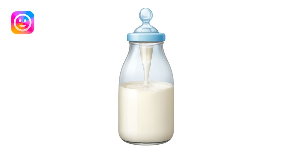 baby Milk bottle emoji | AI Emoji Generator
