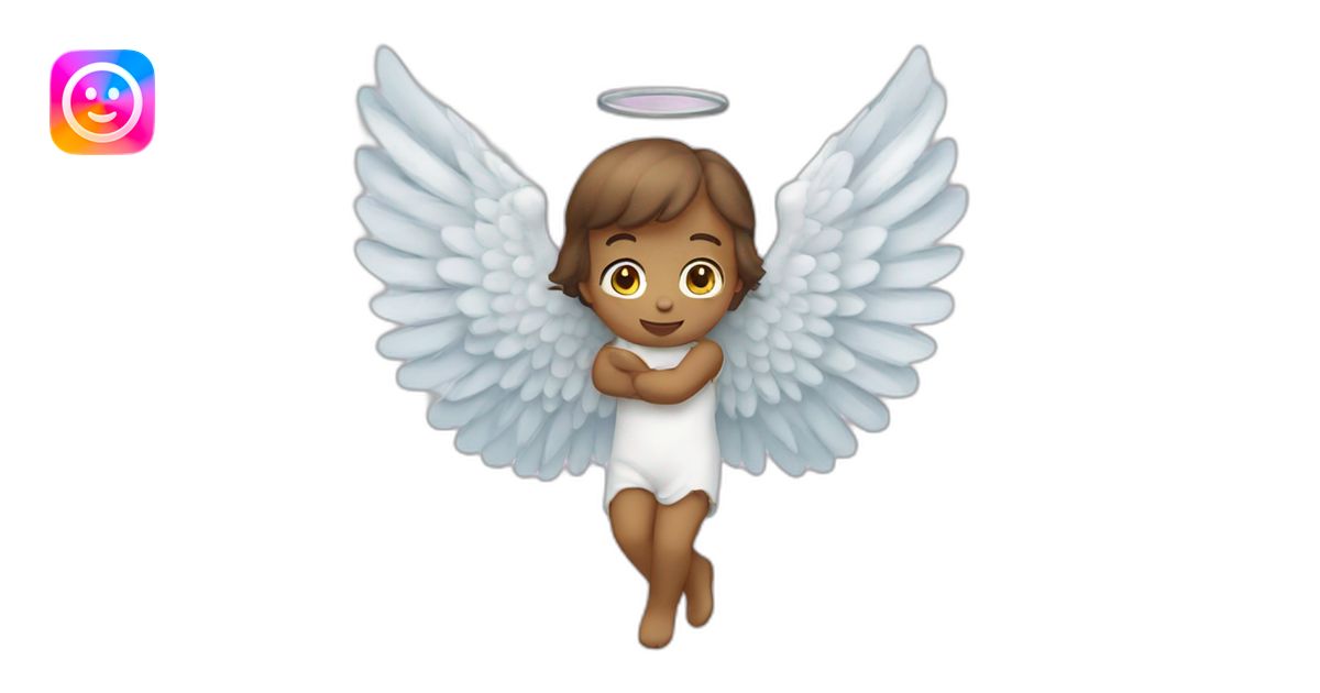 angel wings flying emoji | AI Emoji Generator