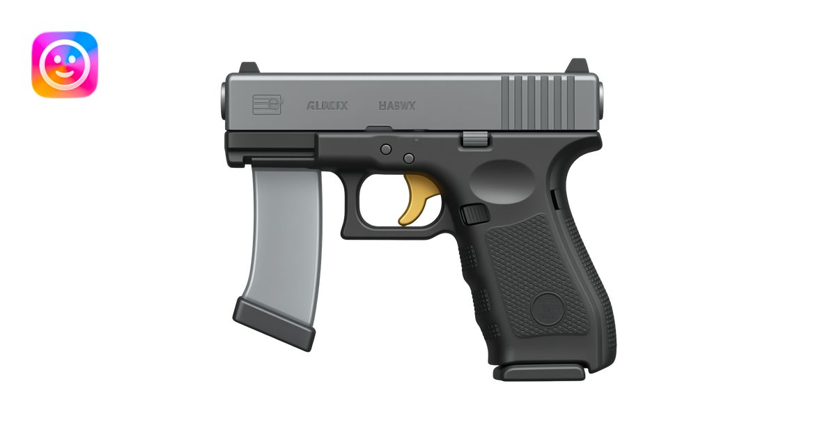 Make a Glock 45 with a extended magazine out the gun and a gold trigger ...