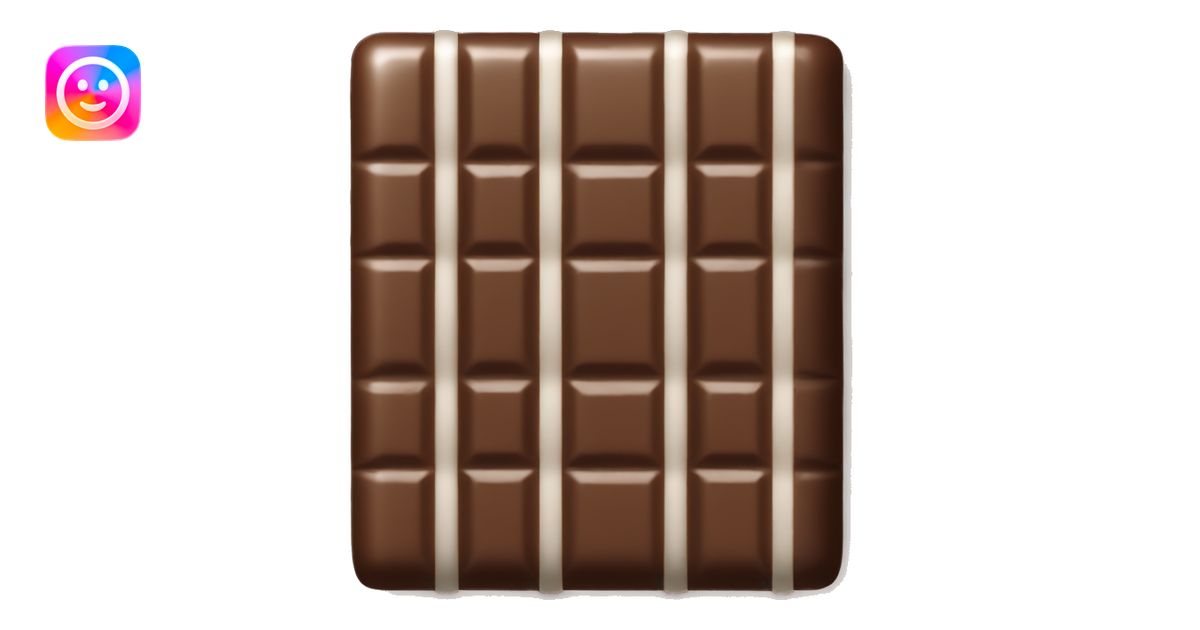 Chocolate bar emoji | AI Emoji Generator