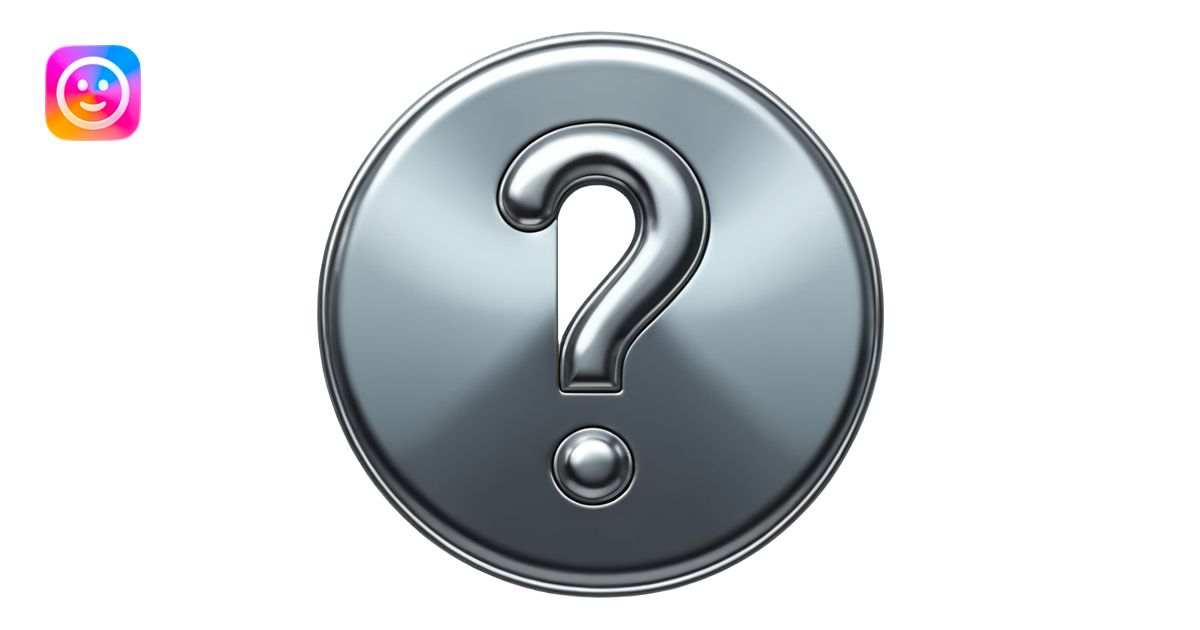 Inverted Question Mark emoji | AI Emoji Generator