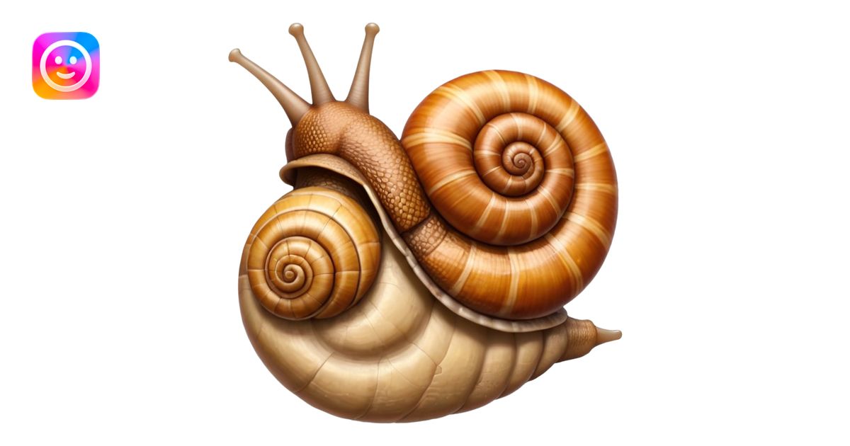 snail + anatomical heart emoji | AI Emoji Generator