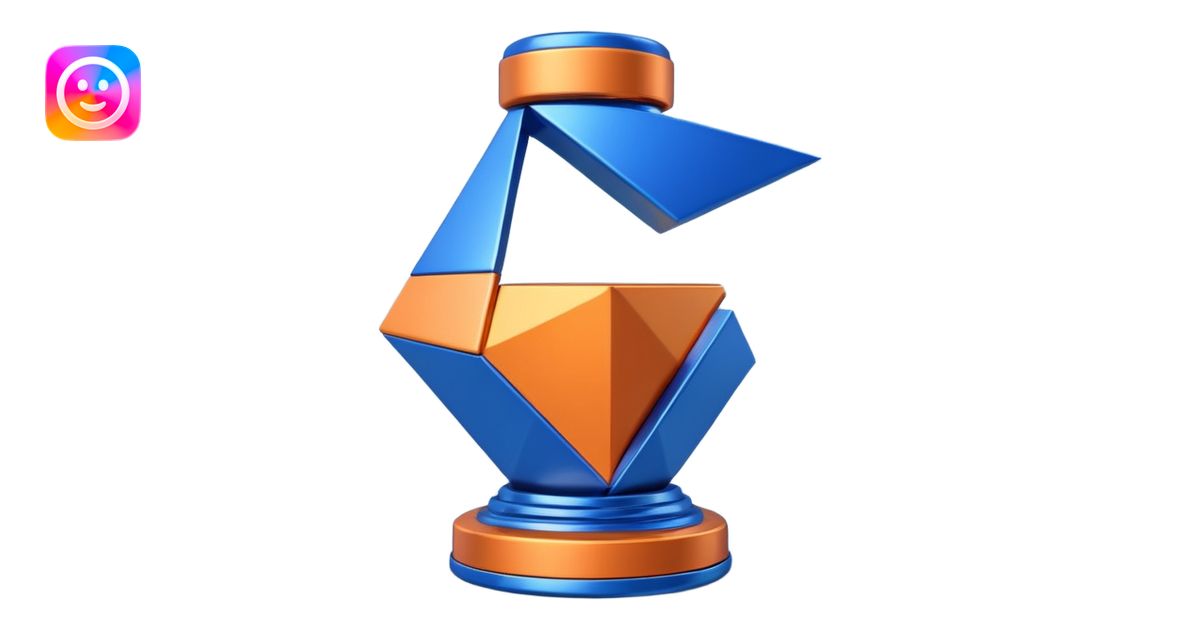 Genarte for a me a Blender Program logo emoji | AI Emoji Generator