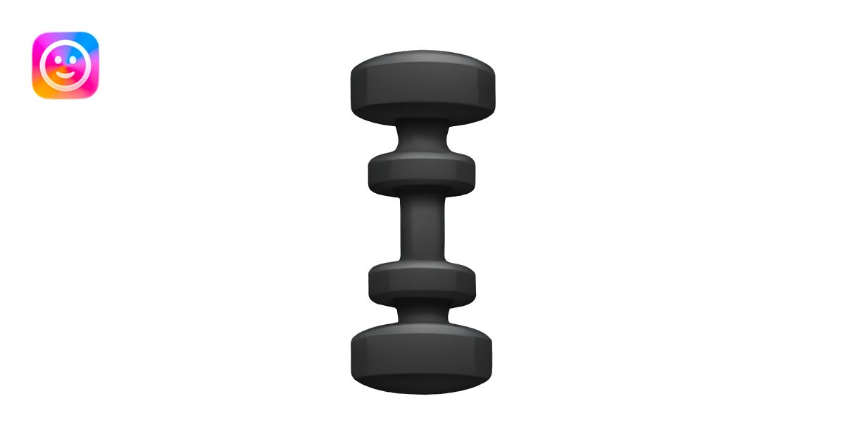 Dumbbell emoji emoji | AI Emoji Generator