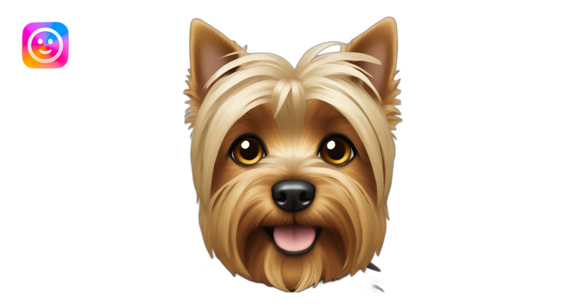Yorkshire Terrier emoji | AI Emoji Generator