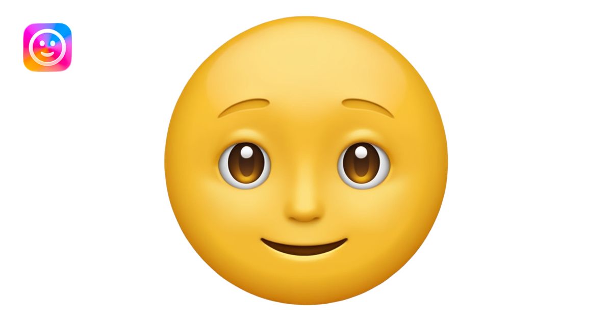 Emoji, yellow round neutral face emoji | AI Emoji Generator