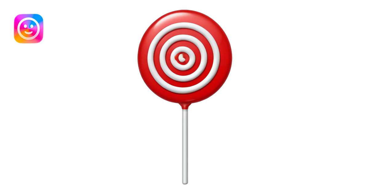 red round lollipops emoji | AI Emoji Generator
