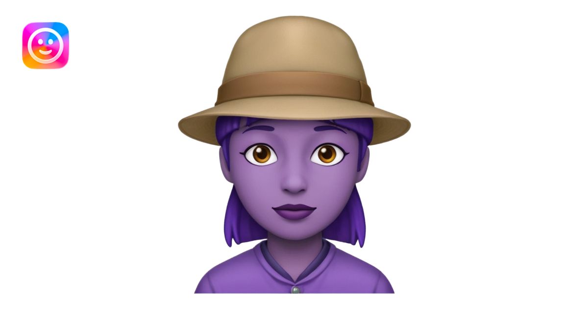 purple user emoji | AI Emoji Generator